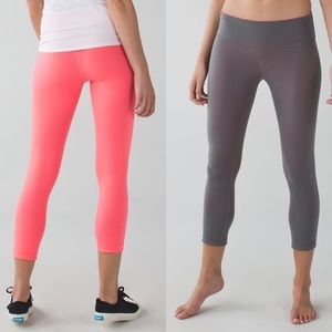 Reversible Lululemon Wunder Under Crop II size 8